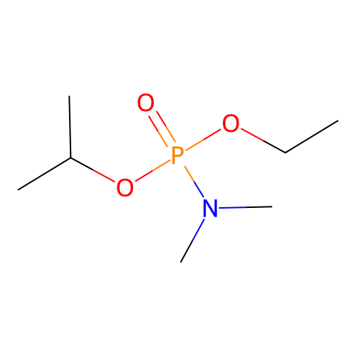 乙基异丙基二甲氨基磷酸酯 structure