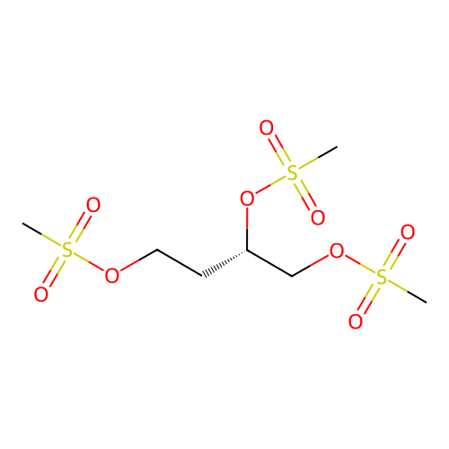 (s)-1,2,4-Butanetriol trimesylate structure