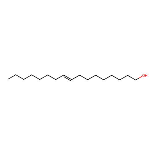 9-Heptadecen-1-ol structure