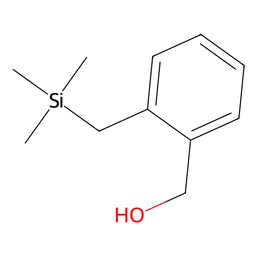 2-(Trimethylsilylmethyl)benzyl alcohol structure