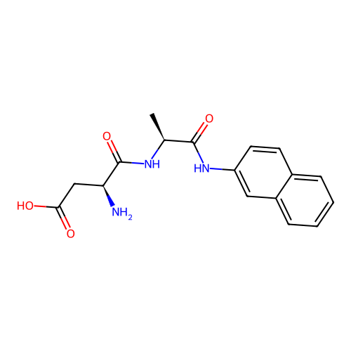 Asp-Alalphabeta-naphthylamide structure