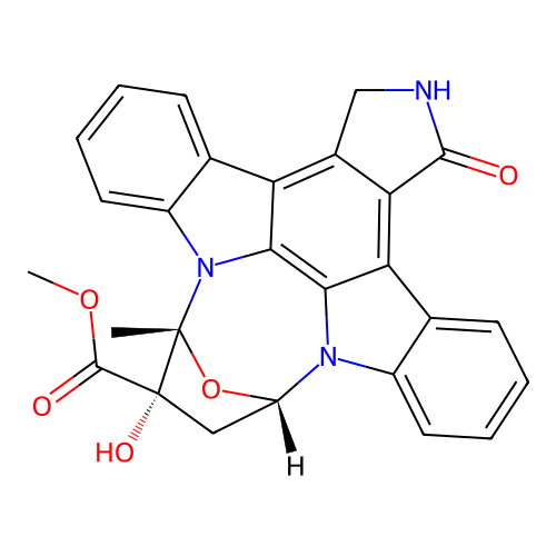 K-252a, Nocardiopsis sp. structure