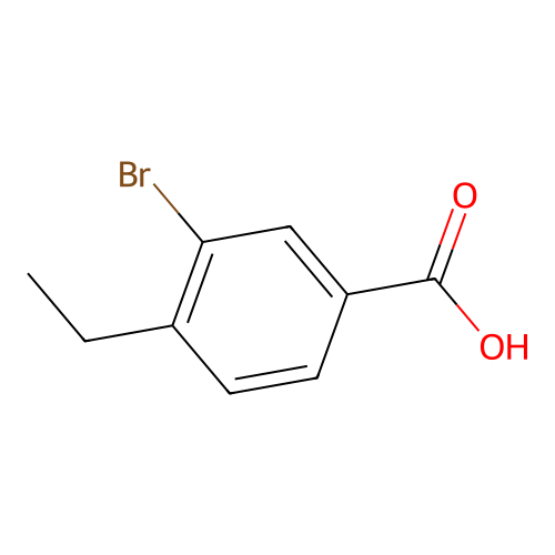 3-Bromo-4-ethylbenzoic acid structure