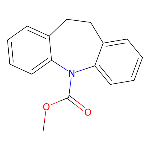 methyl 10,11-dihydro-5H-dibenzo[b,f]azepine-5-carboxylate structure