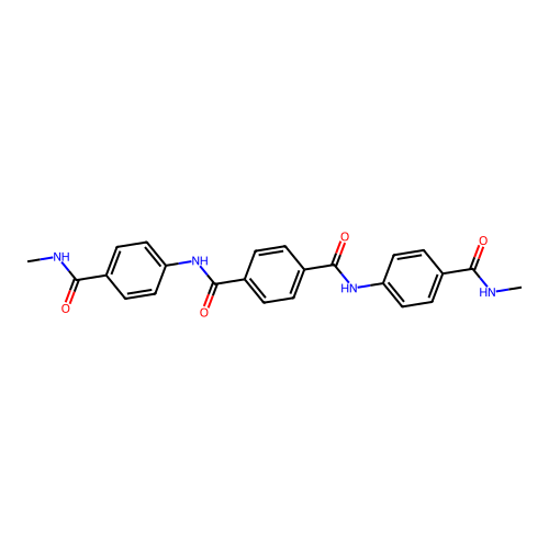 1-N,4-N-bis[4-(methylcarbamoyl)phenyl]benzene-1,4-dicarboxamide structure