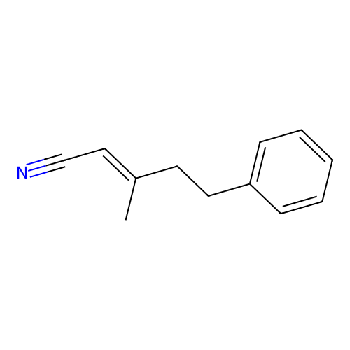 3-Methyl-5-phenylpent-2-enenitrile structure