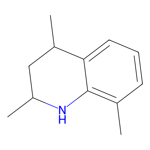 2,4,8-Trimethyl-1,2,3,4-tetrahydroquinoline structure