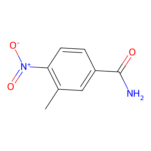 3-甲基-4-硝基苯甲酰胺 structure