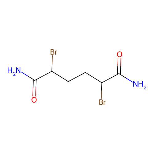 2,5-二溴己二酰胺 structure