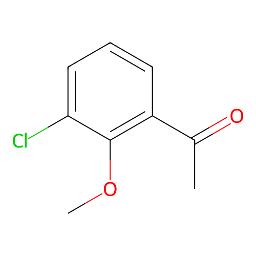 1-(3-Chloro-2-methoxyphenyl)ethanone structure