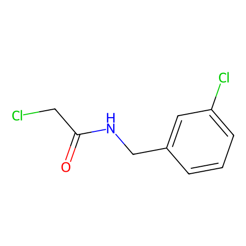 2-Chloro-N-(3-chlorobenzyl)acetamide structure
