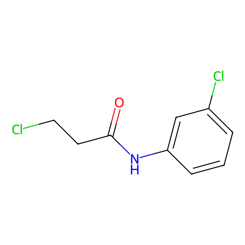3-chloro-N-(3-chlorophenyl)propanamide structure