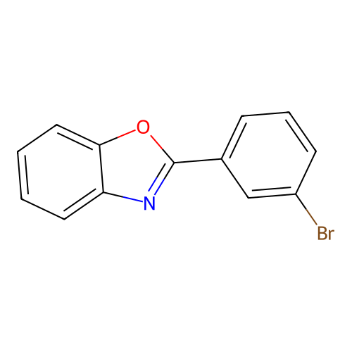2-(3-Bromophenyl)benzoxazole structure