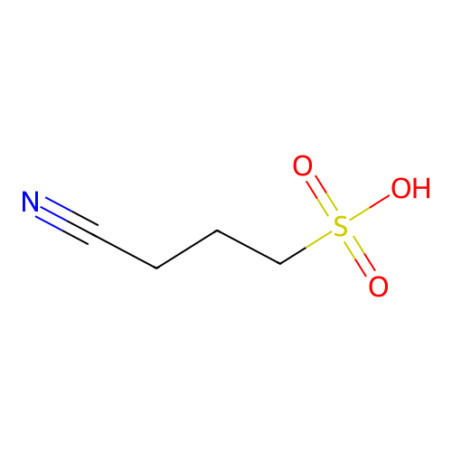 3-cyano-1-Propanesulfonic acid structure