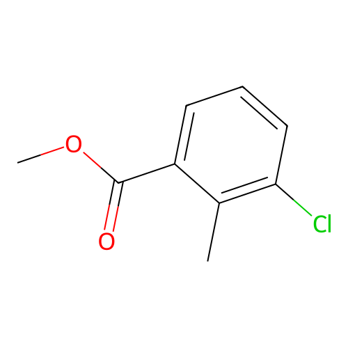 Methyl 3-chloro-2-methylbenzoate structure