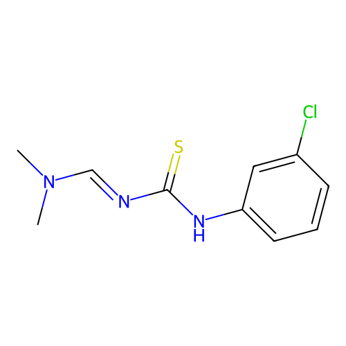 Thiourea, (3-chlorophenyl)[(dimethylamino)methylene]- structure