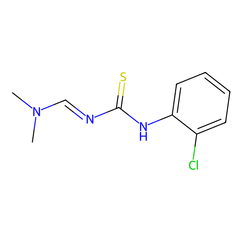 1-(2-Chlorophenyl)-3-[(dimethylamino)methylidene]thiourea structure