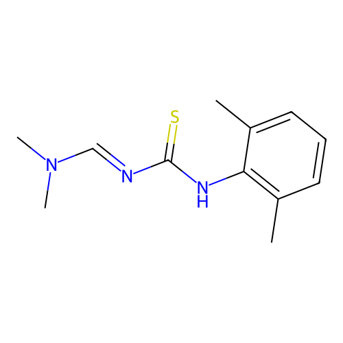 3-[(Dimethylamino)methylidene]-1-(2,6-dimethylphenyl)thiourea structure