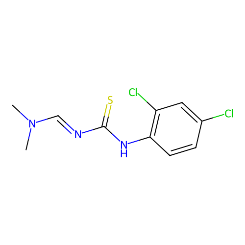 1-(2,4-Dichlorophenyl)-3-(dimethylaminomethylidene)thiourea structure