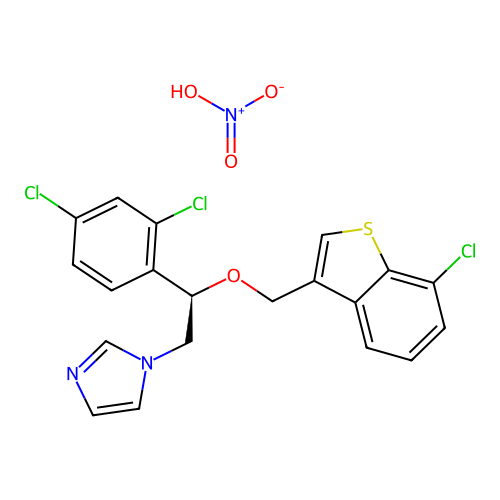 硝酸舍他康唑 structure
