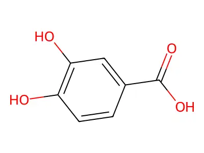 原儿茶酸 structure