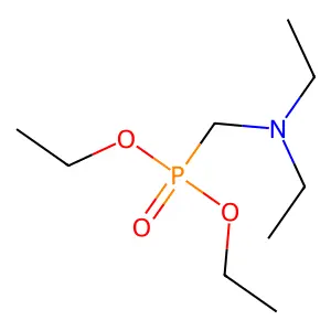 Diethyl ((diethylamino)methyl)phosphonate structure