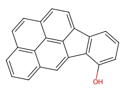 Indeno(1,2,3-cd)pyren-9-ol structure