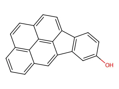 Indeno(1,2,3-cd)pyren-10-ol structure