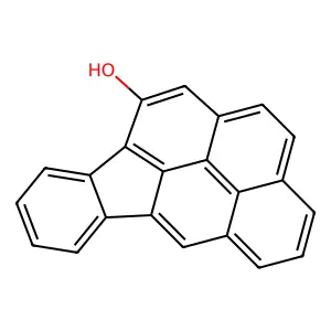 1-Hydroxyindeno(1,2,3-cd)pyrene structure