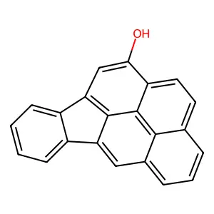 2-Hydroxyindeno(1,2,3-cd)pyrene structure