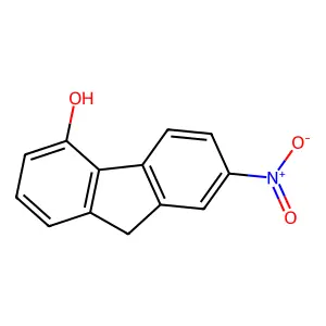 5-Hydroxy-2-nitrofluorene structure