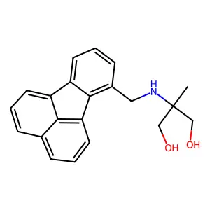 1,3-Propanediol, 2-((7-fluoranthenylmethyl)amino)-2-methyl- structure