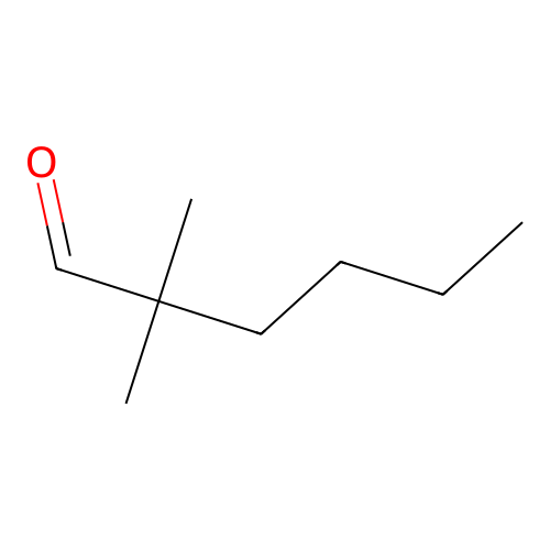 Hexanal, 2,2-dimethyl- structure