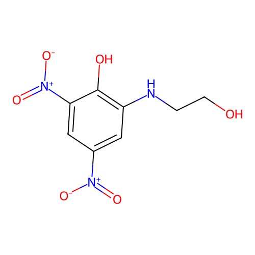 2-Hydroxyethyl picramic acid structure