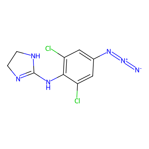 4-Azidoclonidine structure