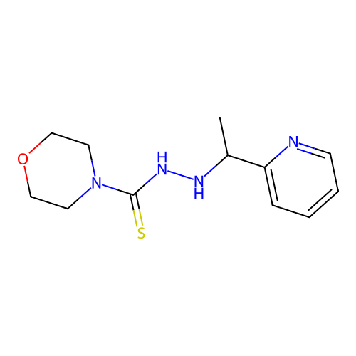 N-(1-Pyridin-2-ylethyl)morpholine-4-carbothiohydrazide structure
