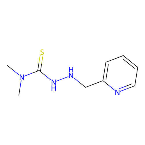 1,1-Dimethyl-3-(pyridin-2-ylmethylamino)thiourea structure