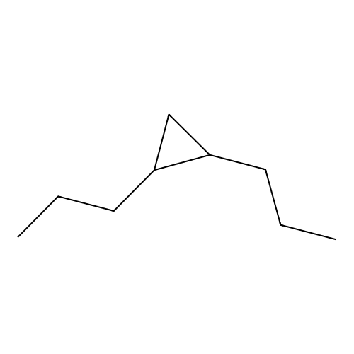 1,2-Dipropylcyclopropane structure