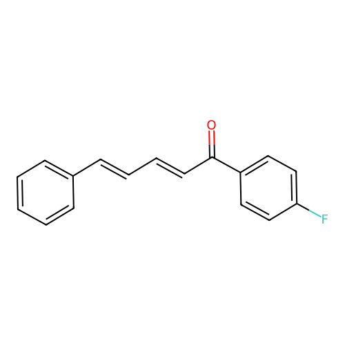 2,4-Pentadien-1-one, 1-(4-fluorophenyl)-5-phenyl-, (2E,4E)- structure