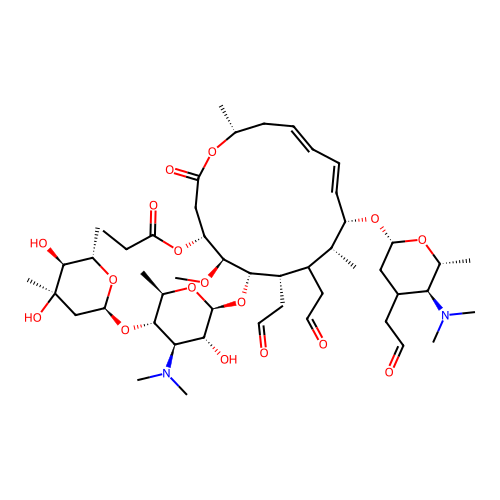 Diacetylspiramycin III structure
