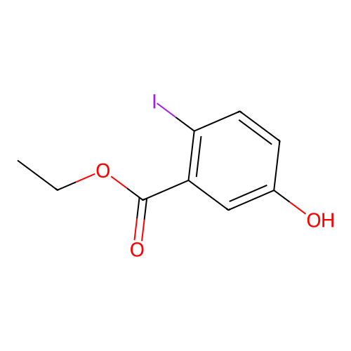 Ethyl 5-hydroxy-2-iodobenzoate structure