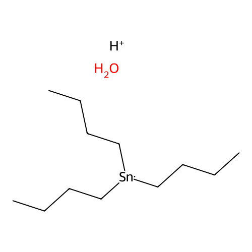 Stannane, tributylhydroxy-, conjugate acid structure