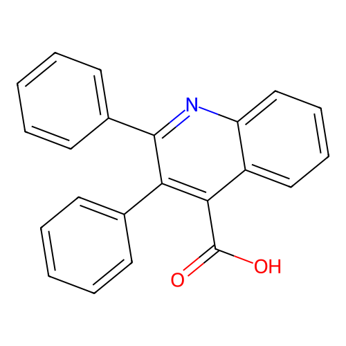 2,3-diphenylquinoline-4-carboxylic Acid structure