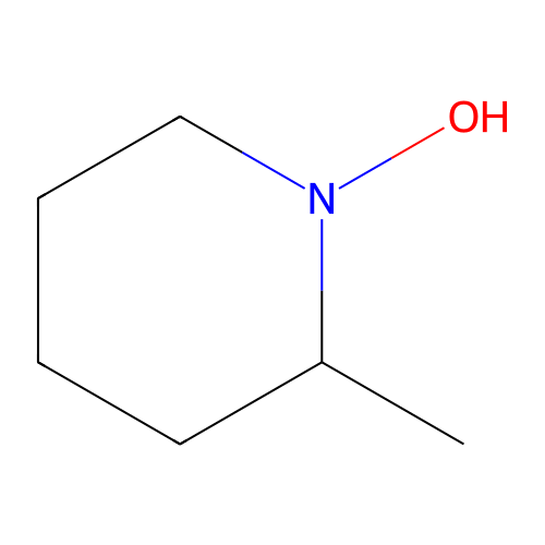 Piperidine, 1-hydroxy-2-methyl- structure