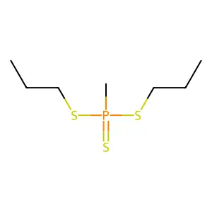 甲基膦三硫代酸二丙酯 structure