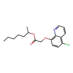 Cloquintocet-mexyl structure