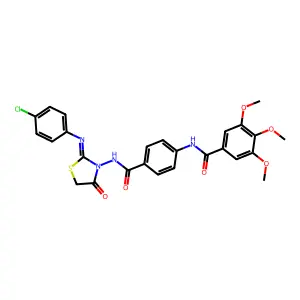 C26H23ClN4O6S structure