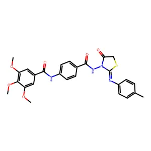C27H26N4O6S structure