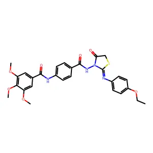 C28H28N4O7S structure