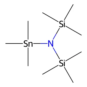 Silanamine, 1,1,1-trimethyl-N-(trimethylsilyl)-N-(trimethylstannyl)- structure